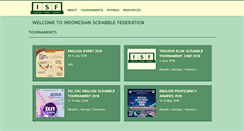 Desktop Screenshot of indonesianscrabble.org