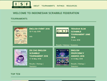 Tablet Screenshot of indonesianscrabble.org